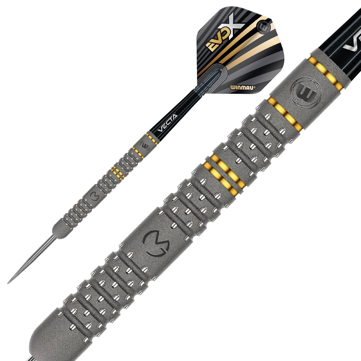 Winmau Mvg Evo X Darts 90% Tungsten Steel Tip Darts