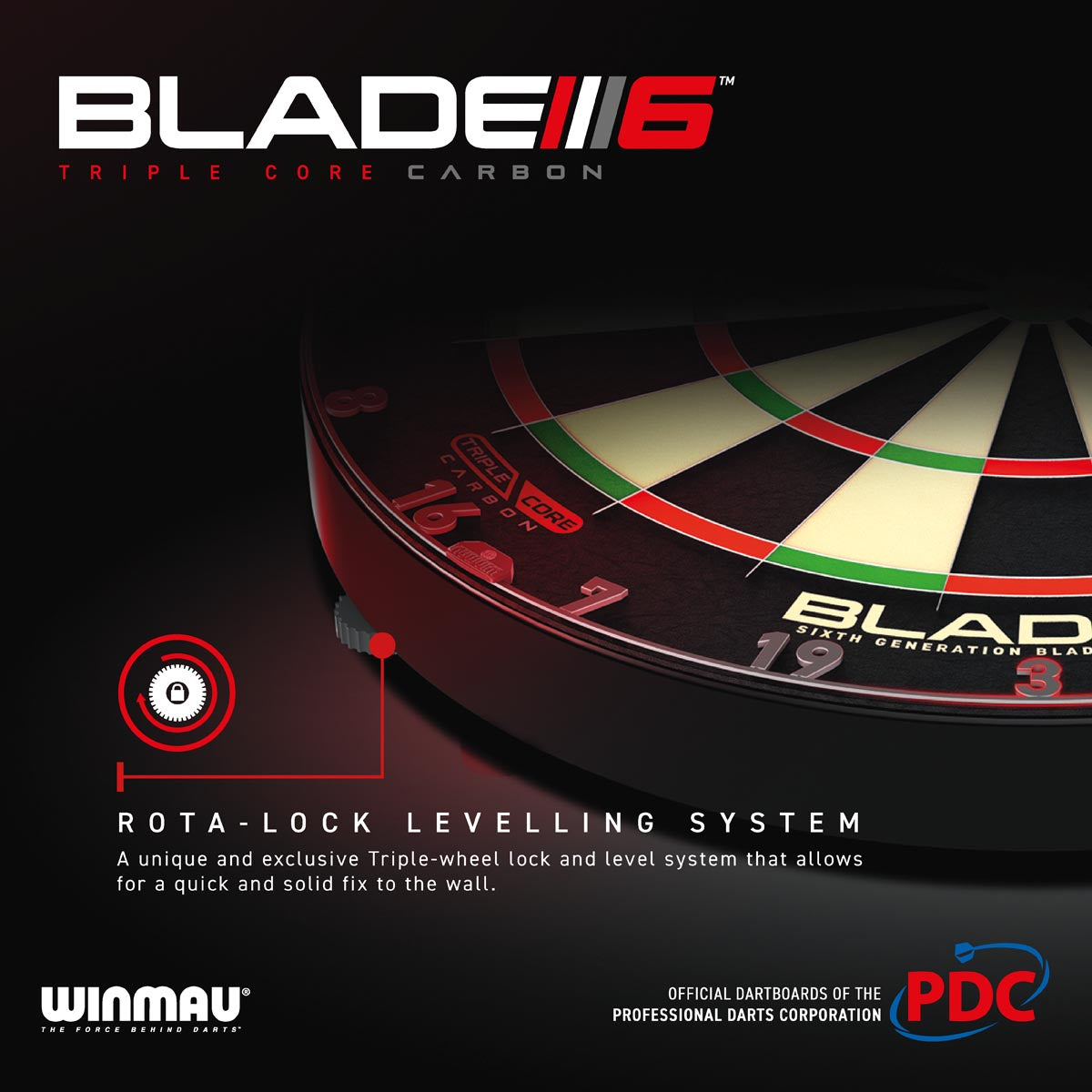 Winmau Blade 6 Triple Core Dartboard