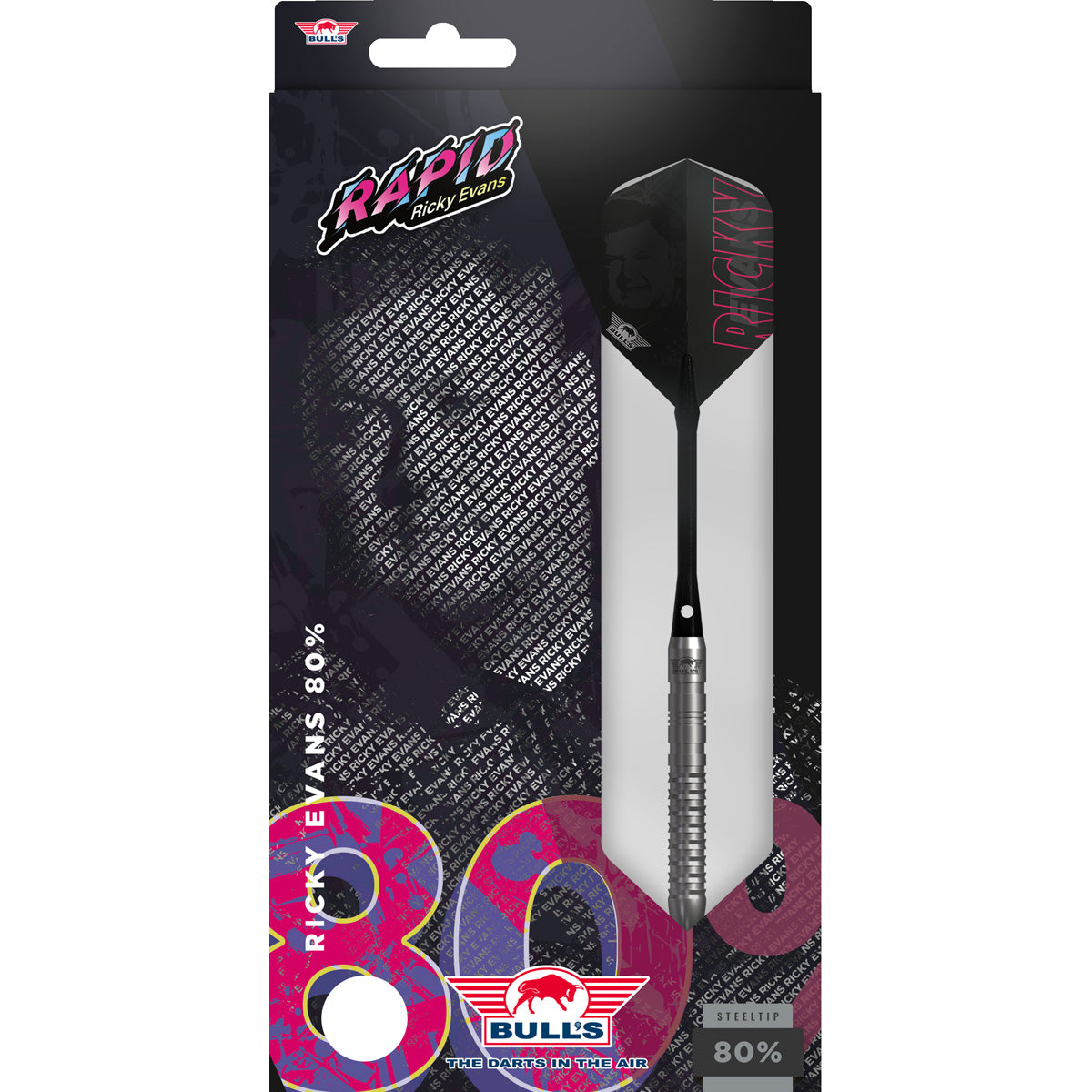Bull's Ricky Evans 80% E2 Steel Tip Darts