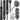 Unicorn Gary Anderson Noir 90% Tungsten Phase 6 Steel Tip Darts