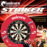 UNICORN SURROUND STRIKER DARTBOARD RED BOX