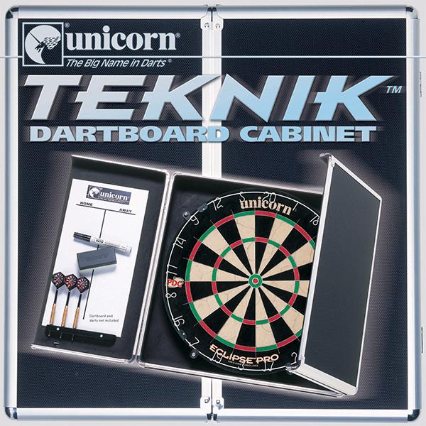 UNICORN DARTBOARD CABINET TEKNIK ALUMINIUM CASE